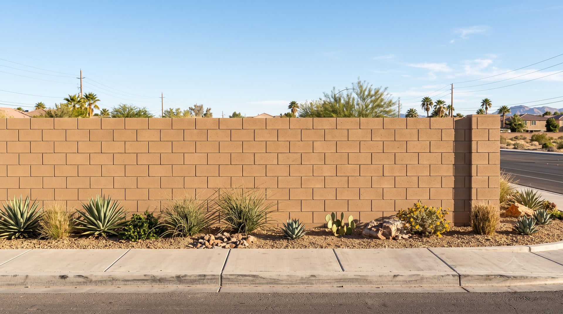 Clean block wall after graffiti removal, no ghosting or scarring